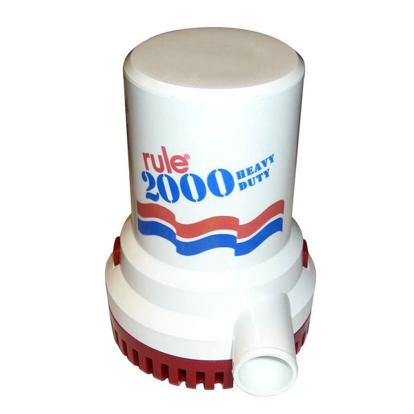 Rule 2000 G.P.H. Non-Automatic Bilge Pump - 24V [12] - Houseboatparts.com