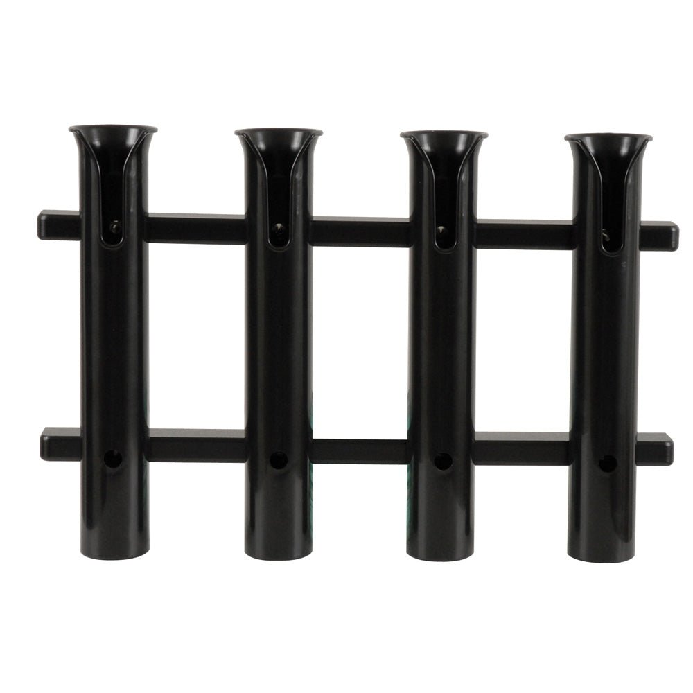 TACO 4-Rod Poly Rod Rack - Black [P03-064B] - Houseboatparts.com