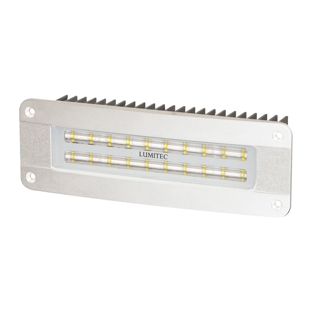 Lumitec Maxillume2 - High Power/Flush Mount Flood Light - White Finish - White Dimming [101135] - Houseboatparts.com