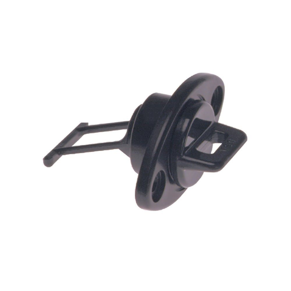 Beckson 1" Drain Plug Screw Type w/Gasket - Black [DP10-B] - Houseboatparts.com