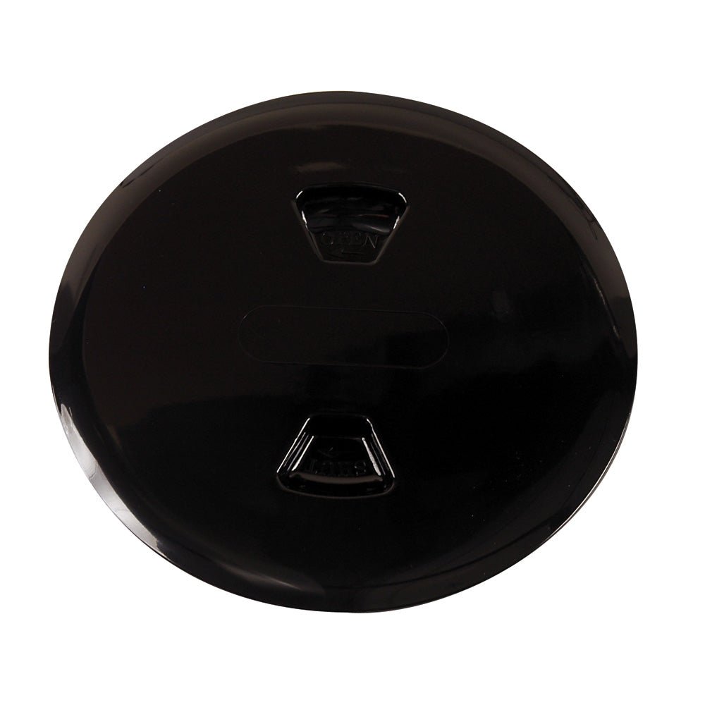 Beckson 5" Twist-Out Deck Plate - Black [DP50-B] - Houseboatparts.com