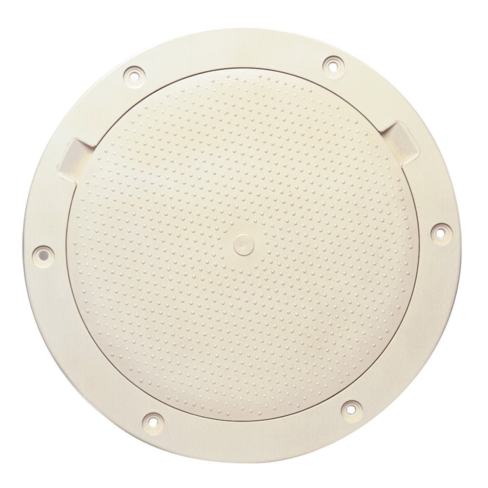 Beckson 8" Non-Skid Pry-Out Deck Plate - Beige [DP83-N] - Houseboatparts.com