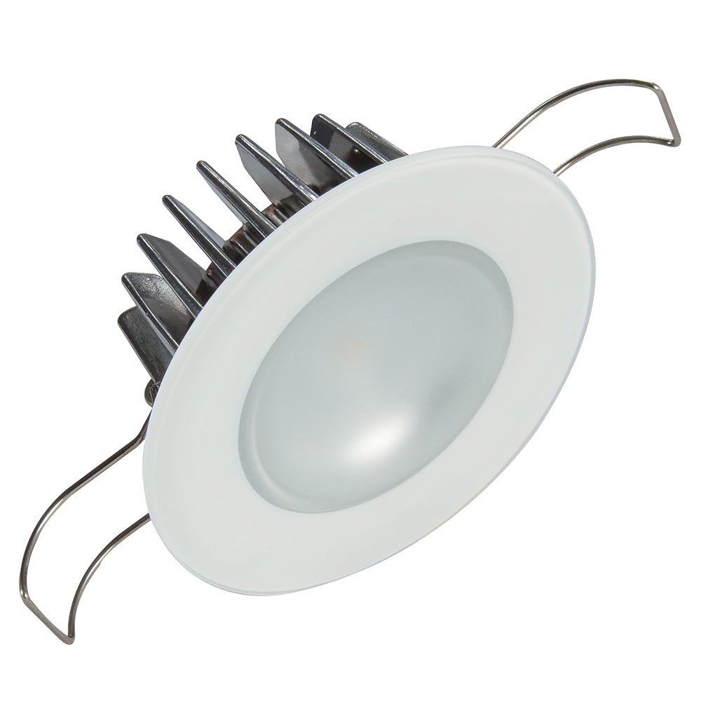 Lumitec Mirage - Flush Mount Down Light - Glass Finish/No Bezel - Warm White Dimming [113199] - Houseboatparts.com