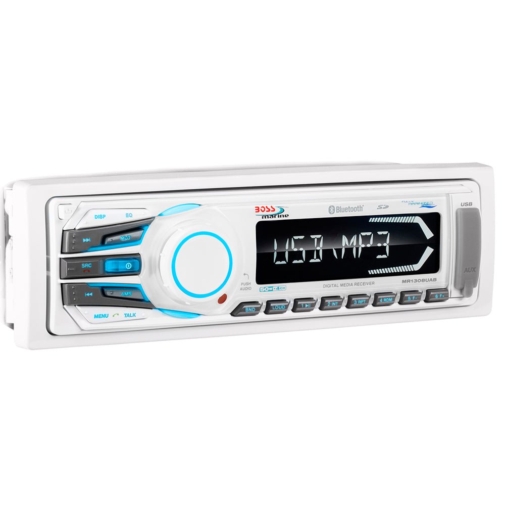 Boss Audio MR1308UAB Marine Stereo w/AM/FM/BT/USB [MR1308UAB] - Houseboatparts.com