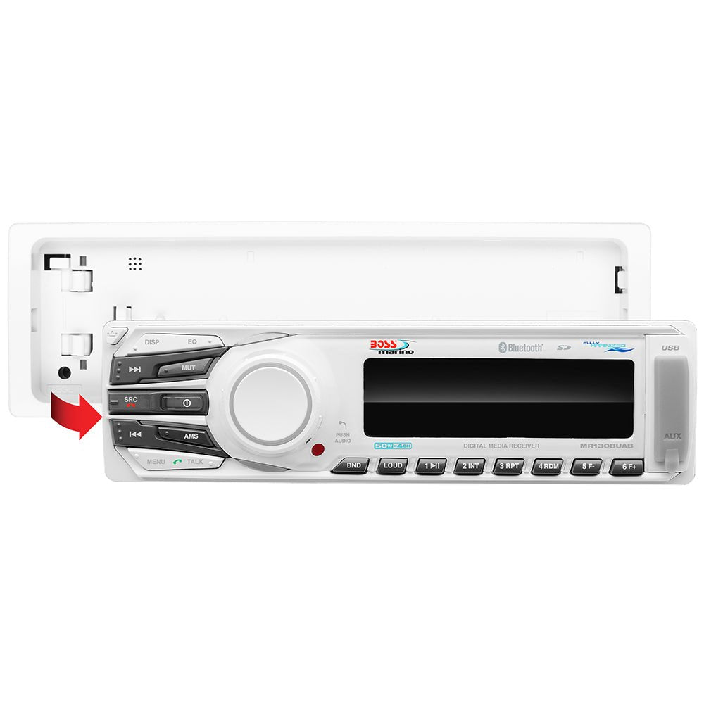 Boss Audio MR1308UAB Marine Stereo w/AM/FM/BT/USB [MR1308UAB] - Houseboatparts.com