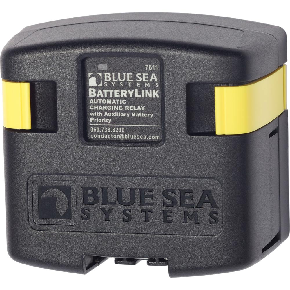 Blue Sea 7611 DC BatteryLink Automatic Charging Relay - 120 Amp w/Auxiliary Battery Charging [7611] - Houseboatparts.com