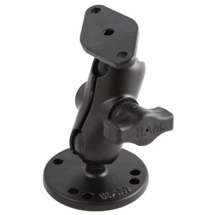 RAM Mount Flat Surface Mount Short Arm w/Diamond Base [RAM-B-138U-A] - Houseboatparts.com