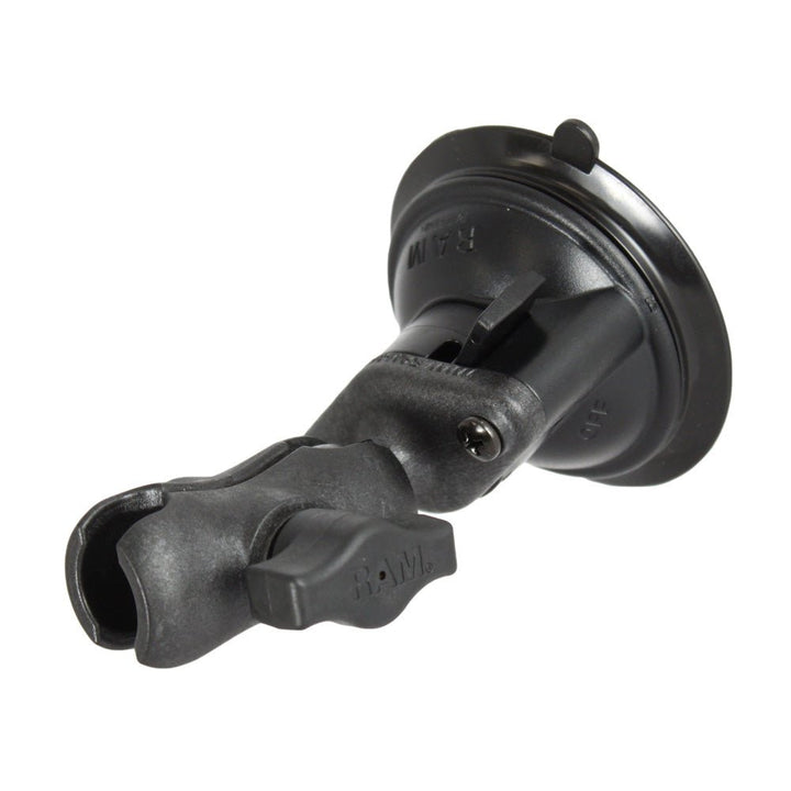RAM Mount Composite Twist Lock Suction Cup Mount - Short Arm [RAP-B-166-A-DU1] - Houseboatparts.com