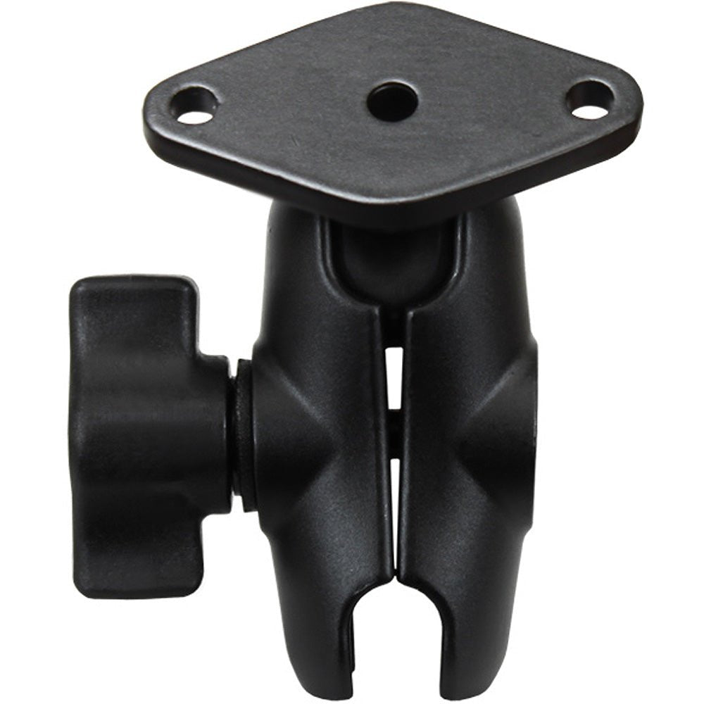 RAM Mount Short Double Socket Arm w/Diamond Base [RAM-B-103-A-238U] - Houseboatparts.com