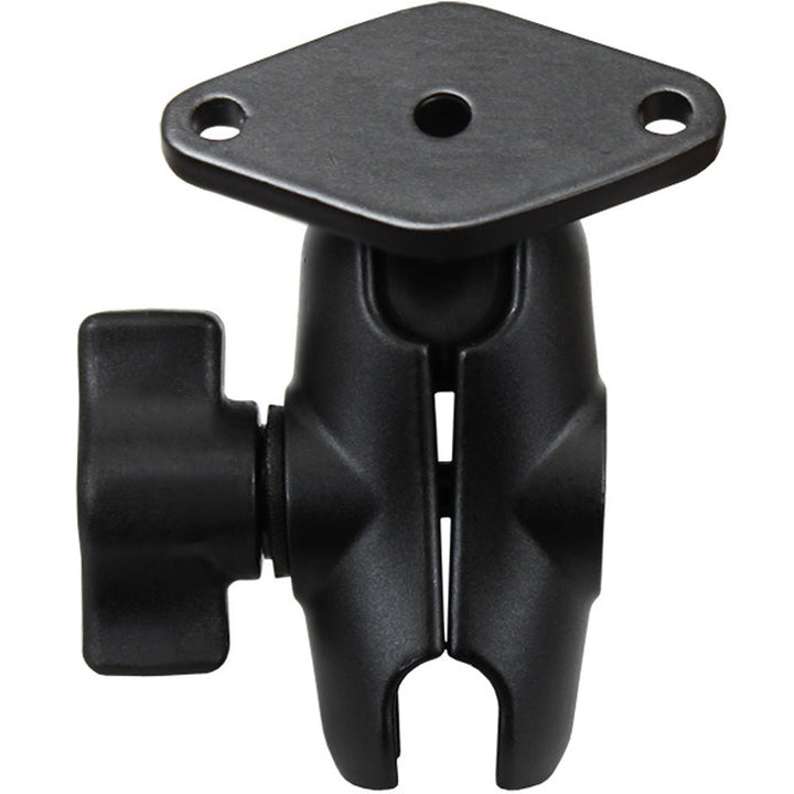 RAM Mount Short Double Socket Arm w/Diamond Base [RAM-B-103-A-238U] - Houseboatparts.com