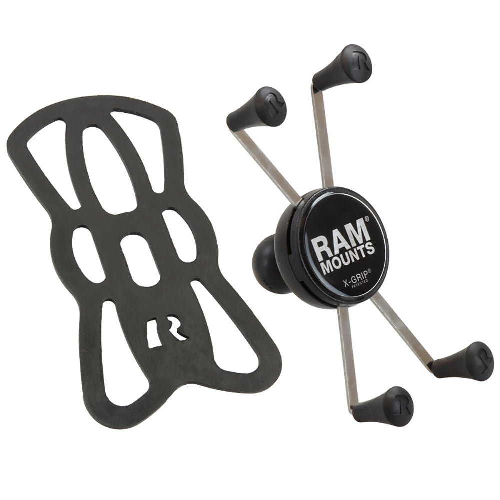 RAM Mount Universal X-Grip IV Large Phone/Phablet Holder w/1" Ball [RAM-HOL-UN10BU] - Houseboatparts.com