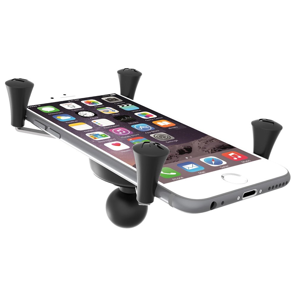 RAM Mount Universal X-Grip IV Large Phone/Phablet Holder w/1" Ball [RAM-HOL-UN10BU] - Houseboatparts.com