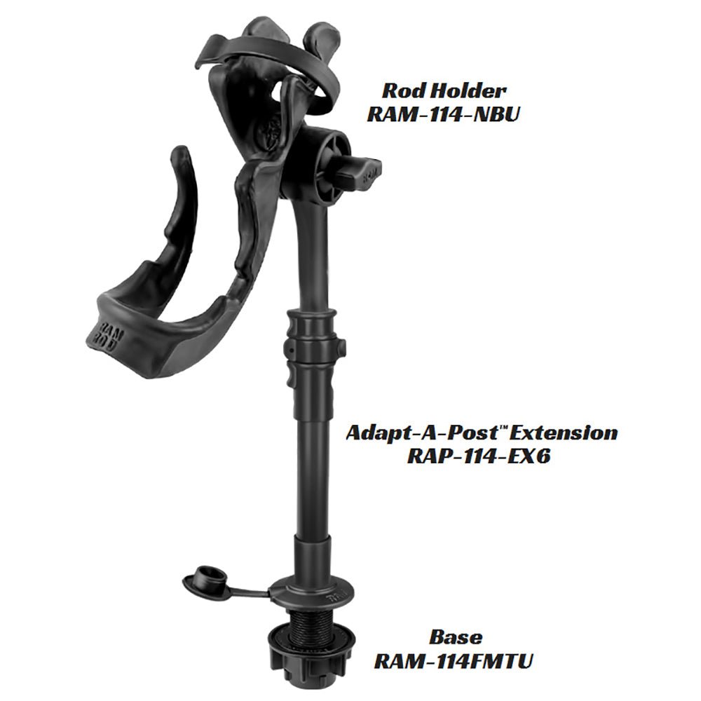 RAM Mount Adapt-A-Post 9" Extension Pole [RAP-114-EX6] - Houseboatparts.com