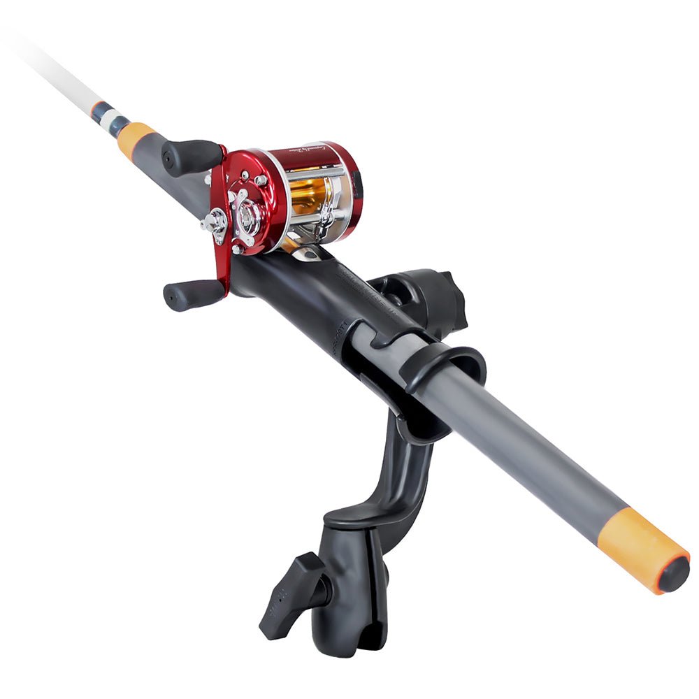 RAM Tube Jr. Fishing Rod Holder with RAM-ROD Revolution Ratchet/Socket System (Base NOT Included) [RAP-390-RB-NBU] - Houseboatparts.com