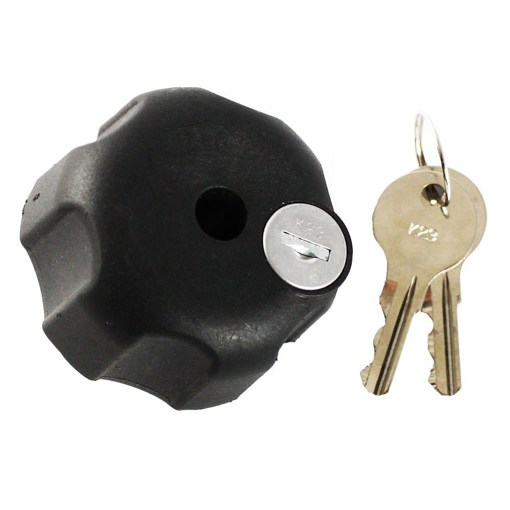 RAM Mount Knob w/Lock & 5/16"-18 Brass Hole - C-Size [RAM-KNOB5LU] - Houseboatparts.com