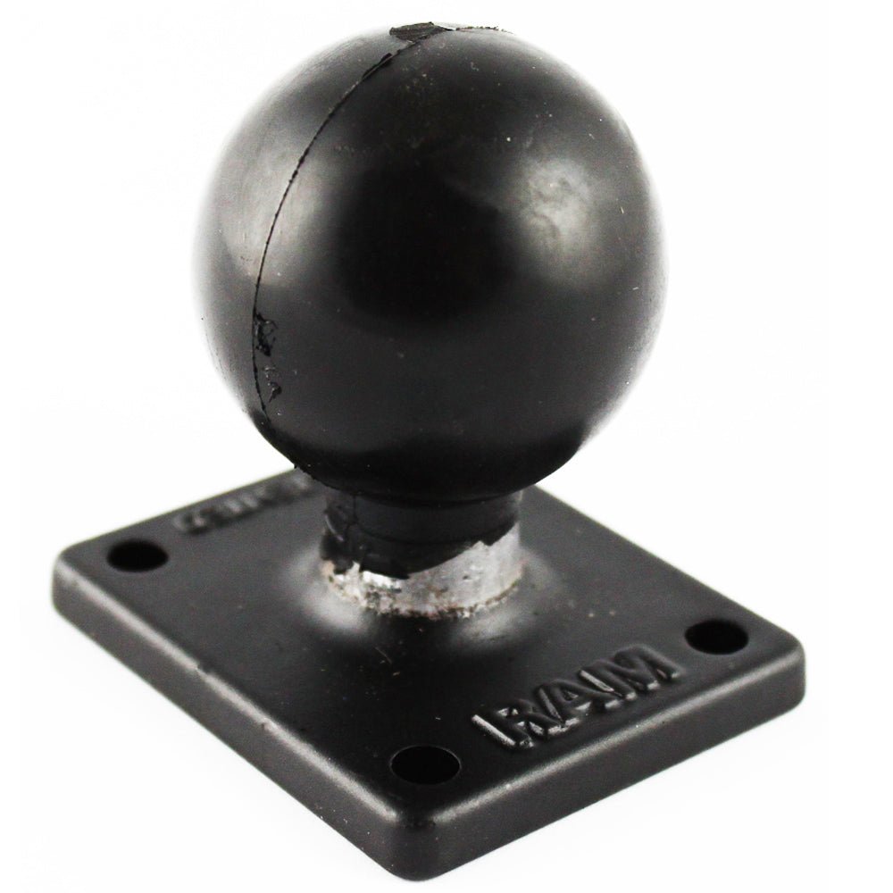 RAM Mount 2" x 1.7" Base w/AMPs Hole Pattern & 1.5" Ball [RAM-347U] - Houseboatparts.com