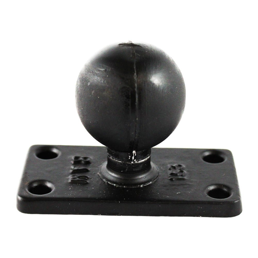 RAM Mount 1.5" x 3" Rectangle Base w/1.5" Ball [RAM-202U-153] - Houseboatparts.com