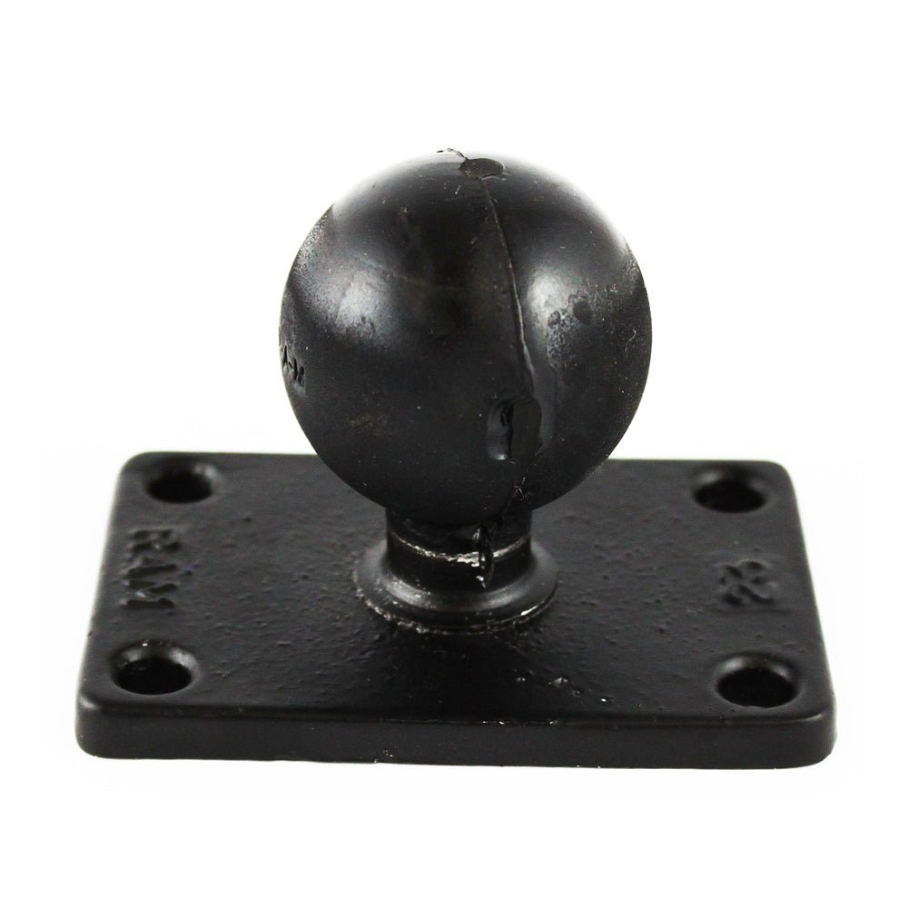 RAM Mount 2" x 3" Rectangle Base w/1.5" Ball [RAM-202U-23] - Houseboatparts.com