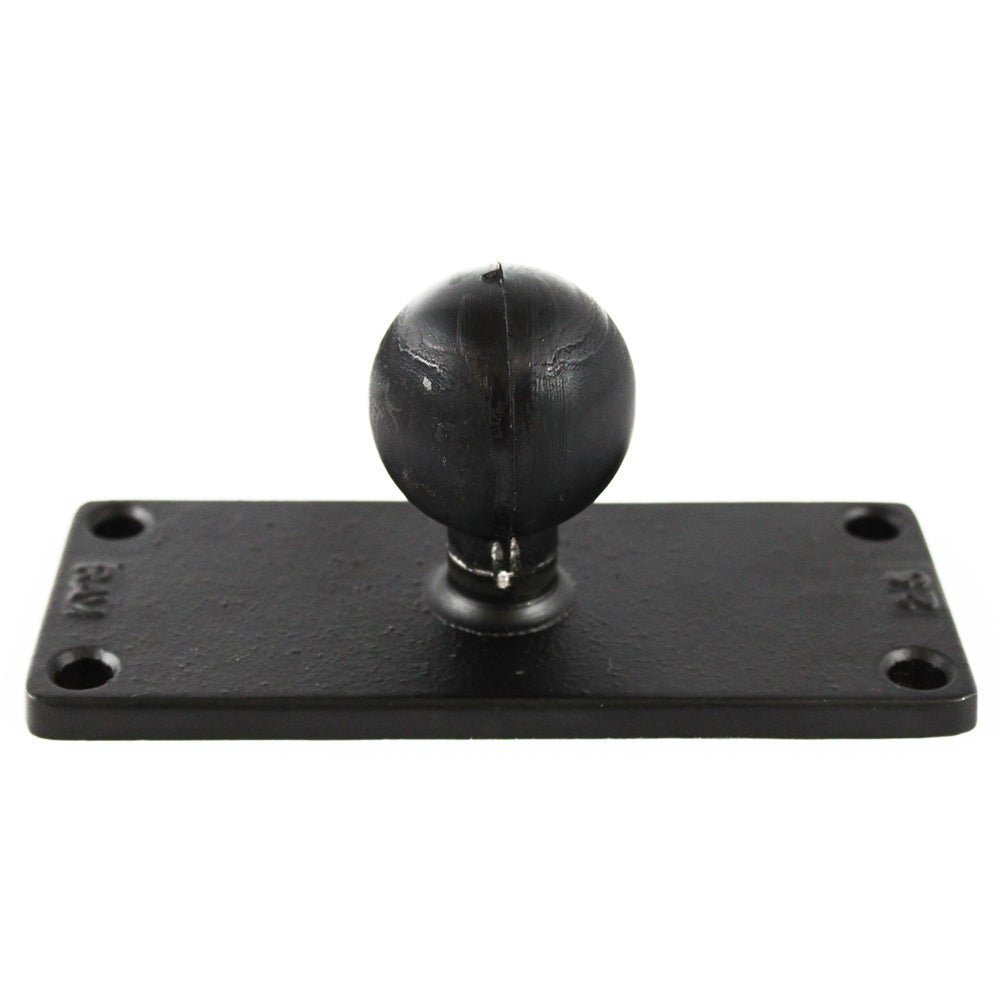 RAM Mount 2" x 5" Rectangular Base w/1.5" Ball [RAM-202U-25] - Houseboatparts.com