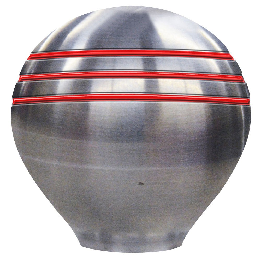 Schmitt Marine Throttle Knob - 1-1/2" - Red Grooves [50020] - Houseboatparts.com