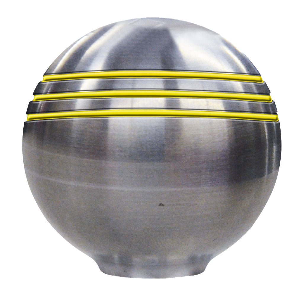 Schmitt Marine Throttle Knob - 1-7/8" - Gold Grooves [50048] - Houseboatparts.com