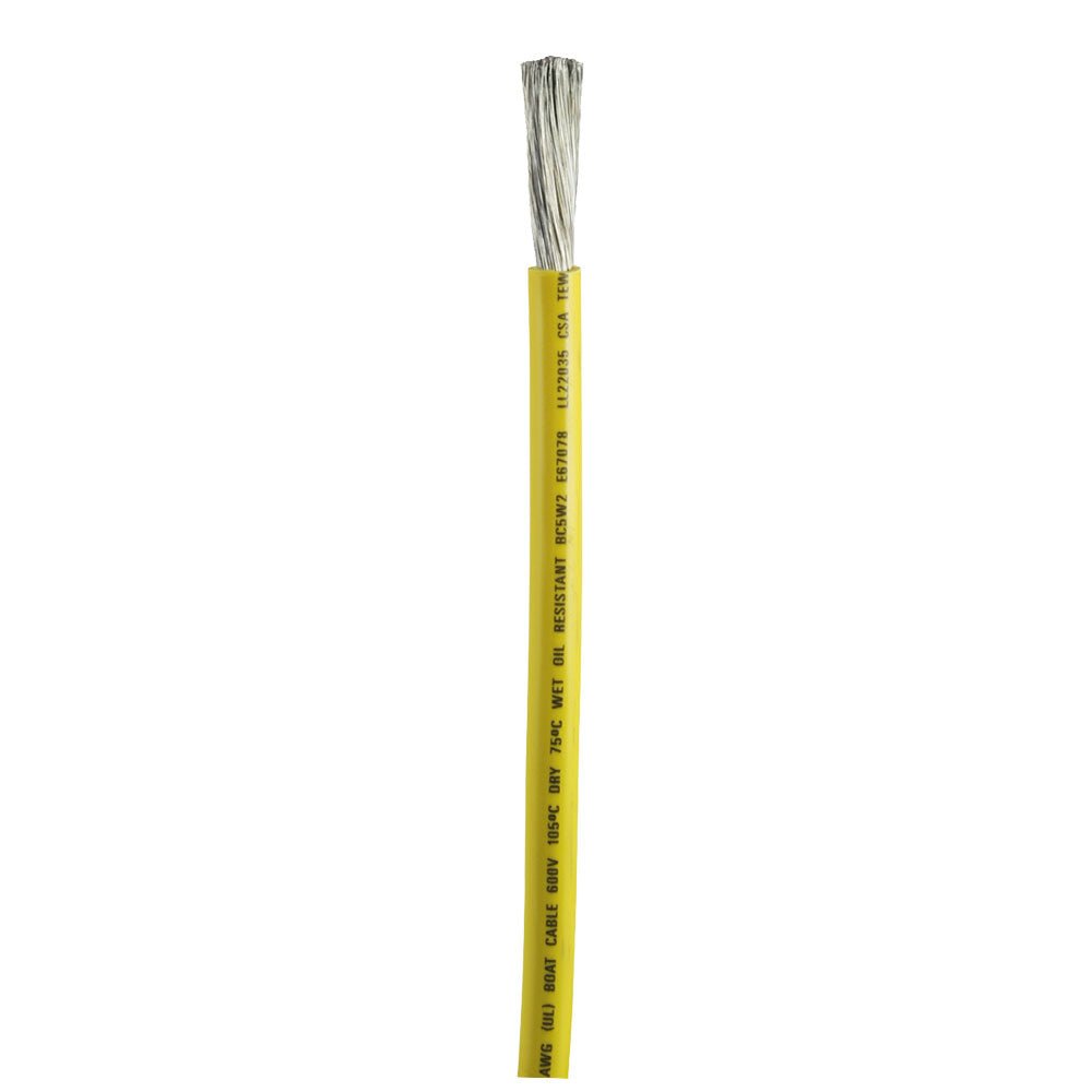 Ancor Yellow 2 AWG Battery Cable - Sold By The Foot [1149-FT] - Houseboatparts.com