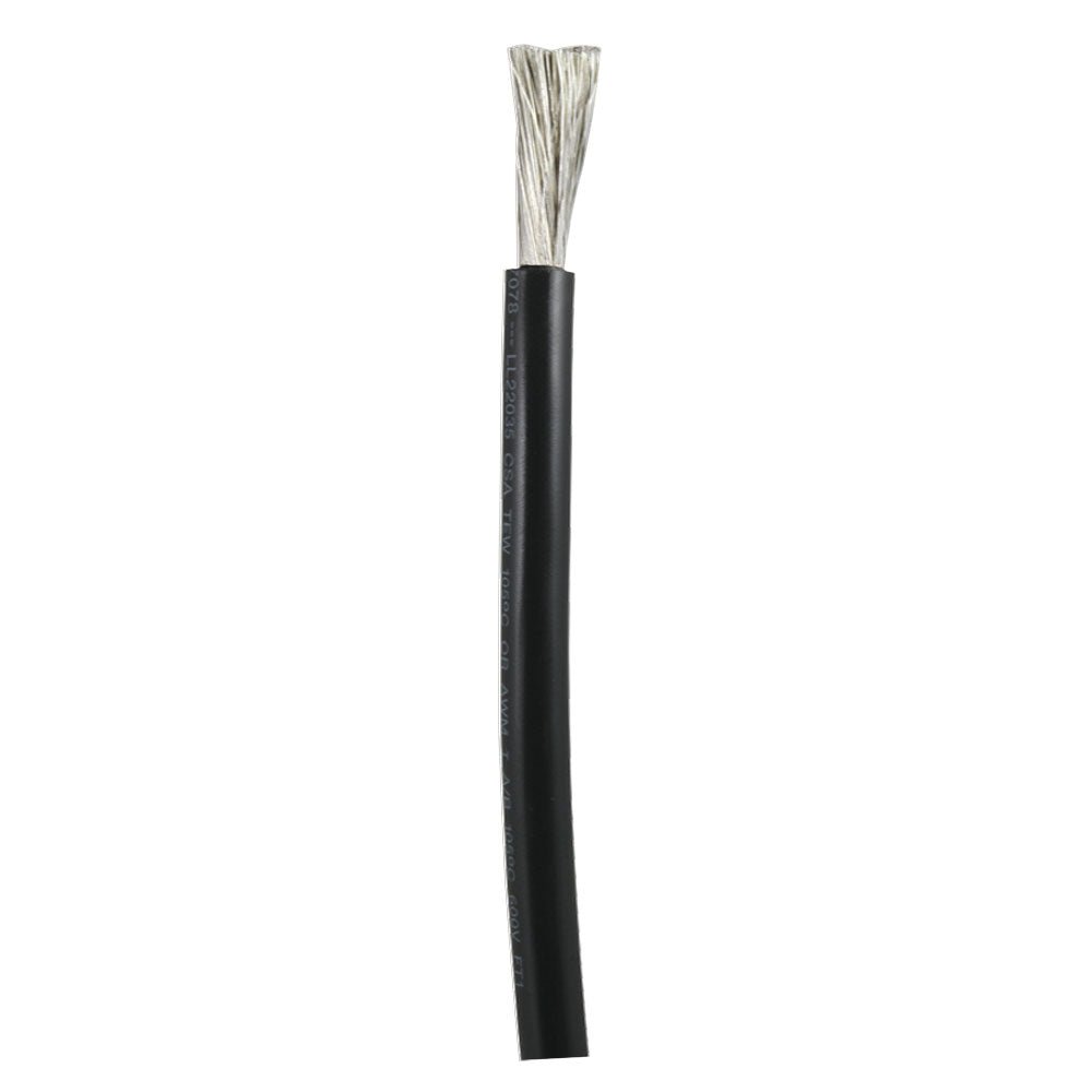 Ancor Black 1/0 AWG Battery Cable - Sold By The Foot [1160-FT] - Houseboatparts.com