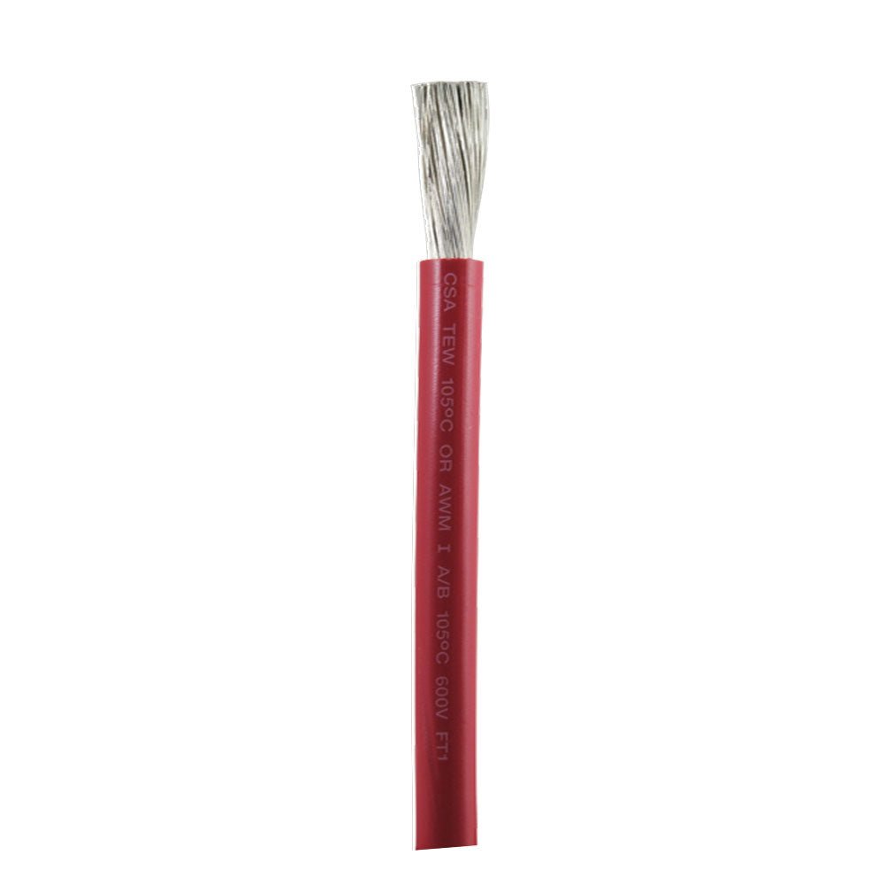 Ancor Red 1/0 AWG Battery Cable - Sold By The Foot [1165-FT] - Houseboatparts.com