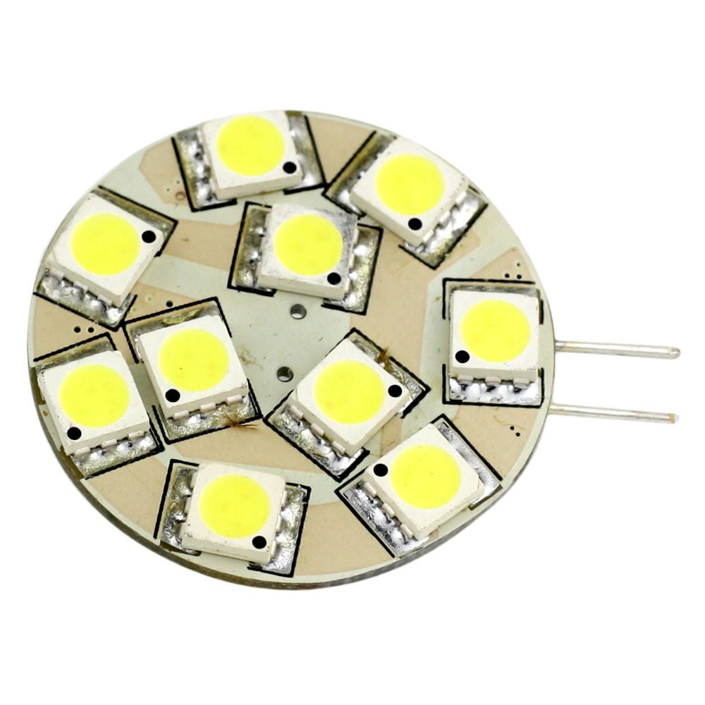 Lunasea G4 12 LED Side Pin Light Bulb - 12VAC or 10-30VDC 2W/140 Lumens - Warm White [LLB-21TW-21-00] - Houseboatparts.com