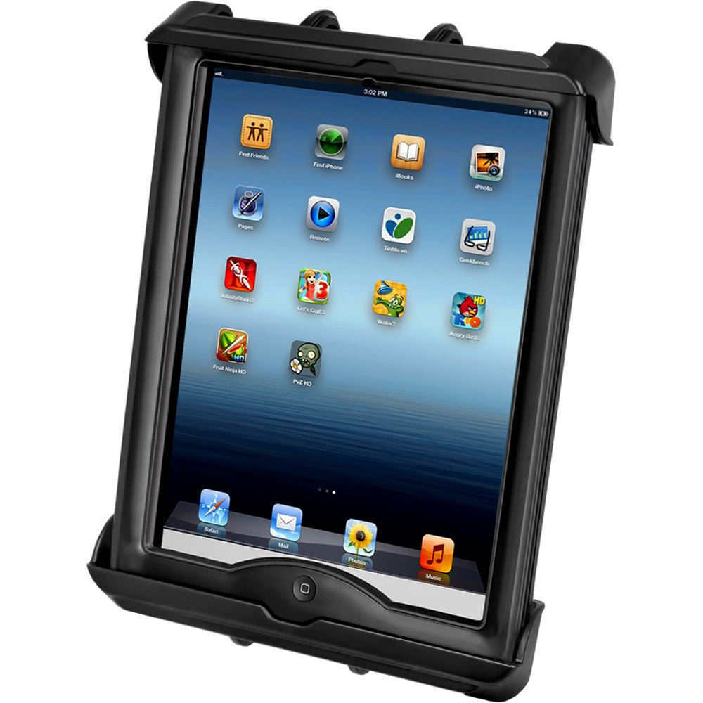 RAM Mount Tab-Tite Universal Clamping Cradle f/Apple iPad w/LifeProof & Lifedge Cases [RAM-HOL-TAB17U] - Houseboatparts.com