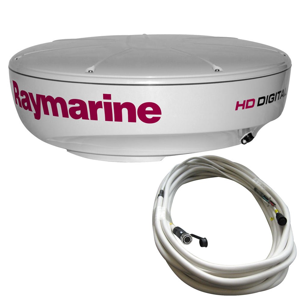 Raymarine RD418HD Hi-Def Digital Radar Dome w/10M Cable [T70168] - Houseboatparts.com