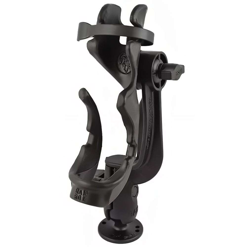 RAM Mount RAM-ROD 2000 Fishing Rod Holder w/RAM-ROD Revolution Ratchet/Socket System & Round Flat Surface Base [RAM-114-RBU] - Houseboatparts.com