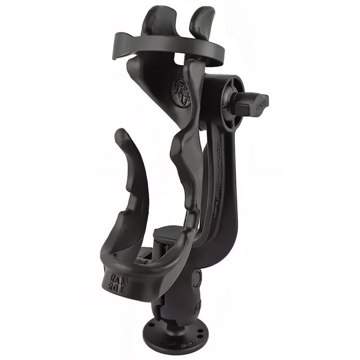 RAM Mount RAM-ROD 2000 Fishing Rod Holder w/RAM-ROD Revolution Ratchet/Socket System & Round Flat Surface Base [RAM-114-RBU] - Houseboatparts.com