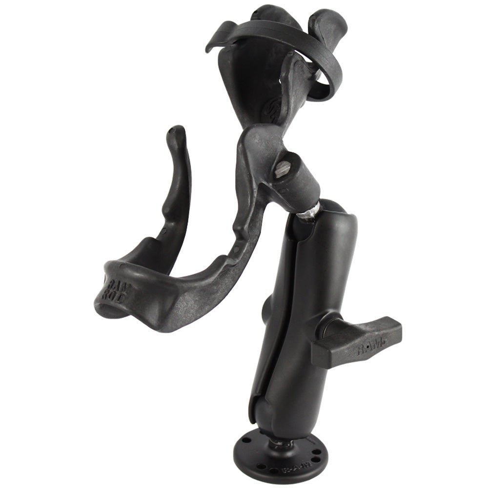 RAM Mount RAM-ROD 2000 Fishing Rod Holder w/RAM-ROD Revolution Ratchet/Socket System and Round Flat Surface Base [RAM-117U] - Houseboatparts.com