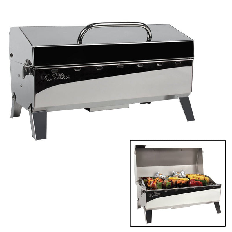 Kuuma Stow N Go 160 Gas Grill w/Thermometer and Ignitor [58131] - Houseboatparts.com