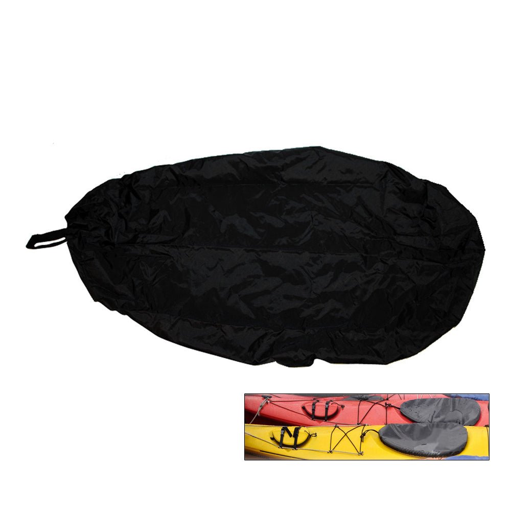 Attwood Universal Fit Kayak Cockpit Cover - Black [11775-5] - Houseboatparts.com