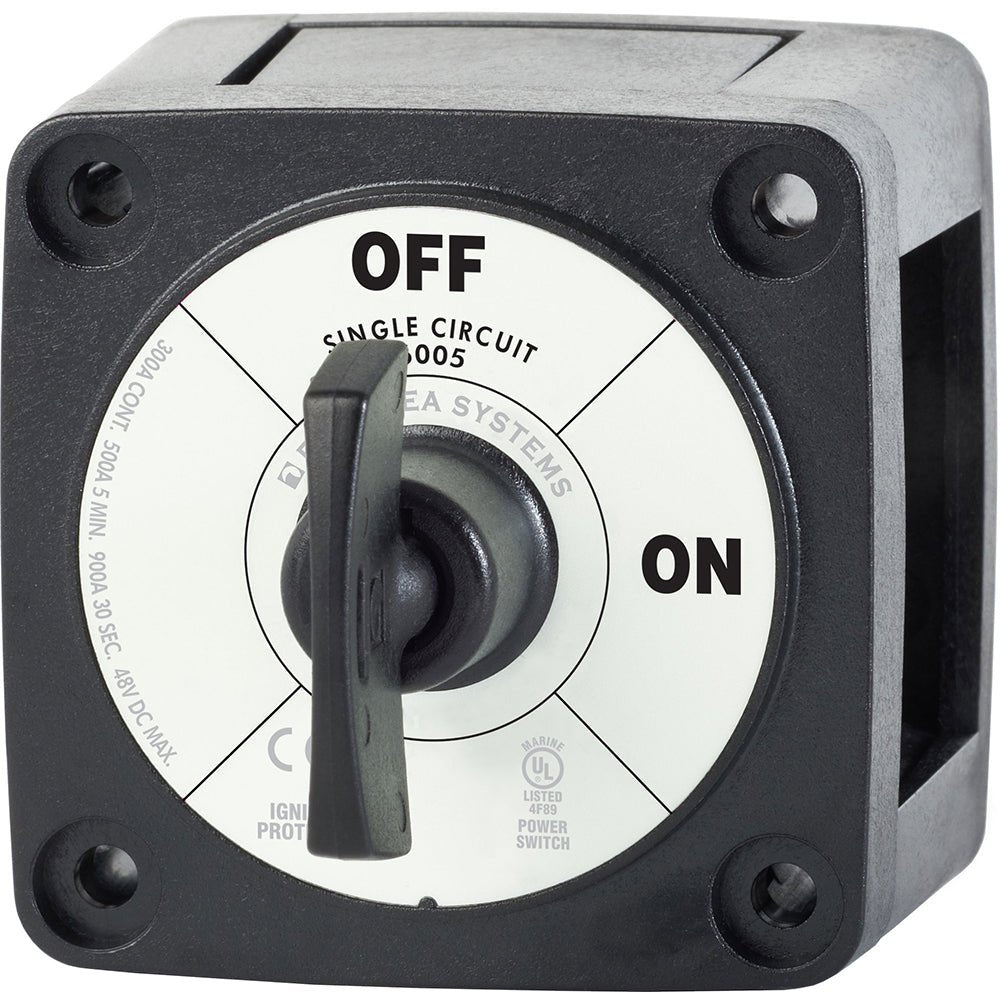 Blue Sea 6005200 Battery Switch Single Circuit ON-OFF - Black [6005200] - Houseboatparts.com