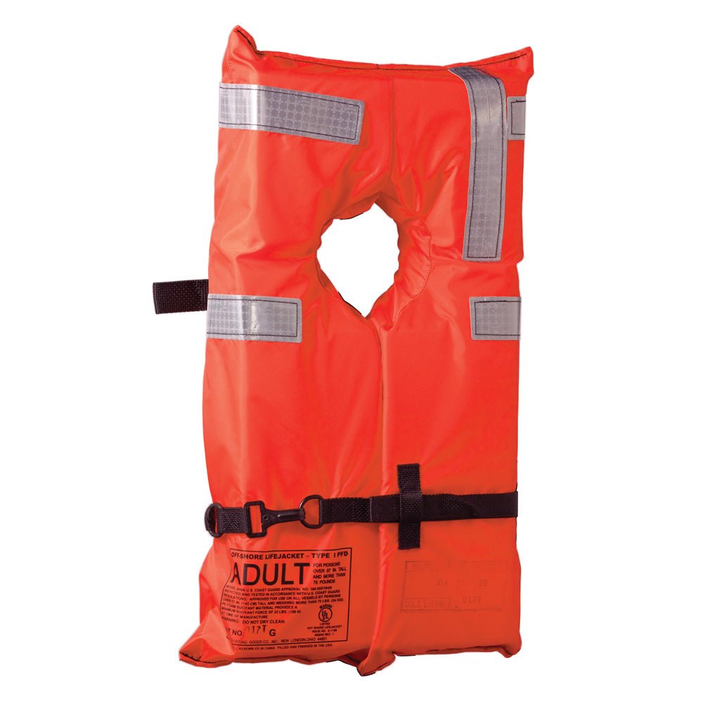 Kent Type I Collar Style Life Jacket - Adult Universal [100100-200-004-12] - Houseboatparts.com