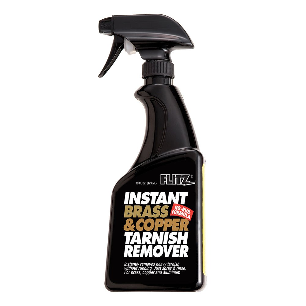 Flitz Instant Brass & Copper Tarnish Remover - 16. oz Spray [BC 01806] - Houseboatparts.com