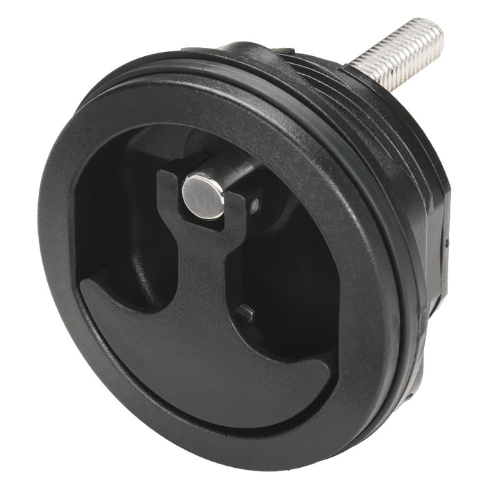 Whitecap Compression Handle - Nylon Black/Black - Non - Locking [3730BC] - Houseboatparts.com