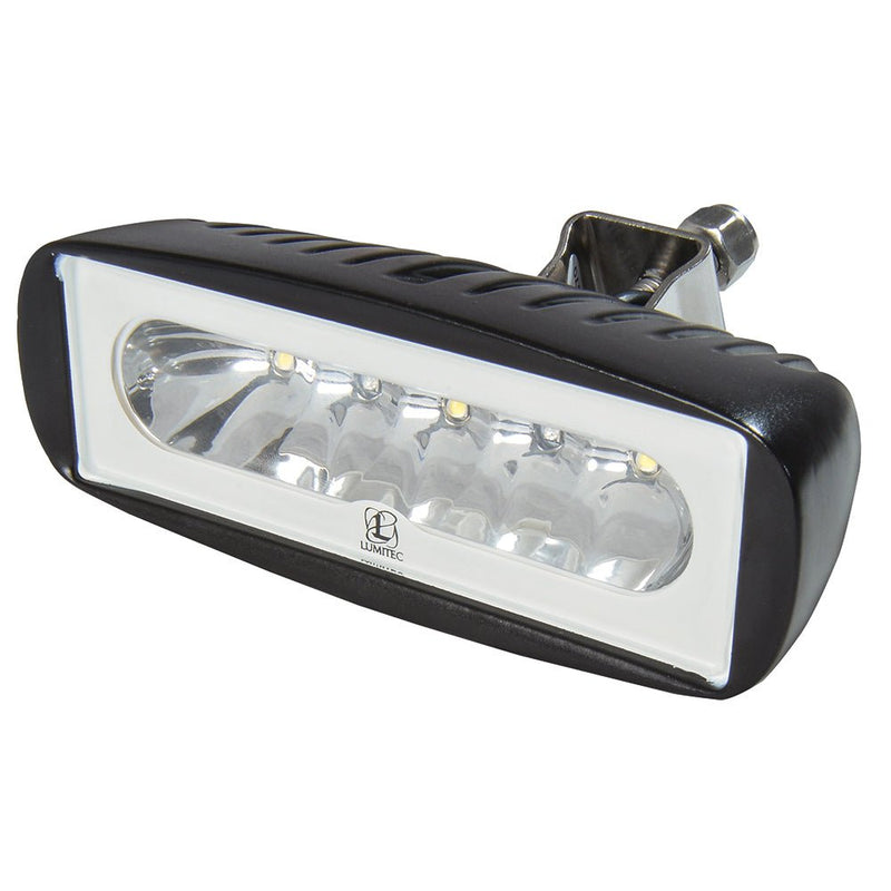Lumitec Caprera2 - LED Floodlight - Black Finish - 2-Color White/Blue Dimming [101217] - Houseboatparts.com