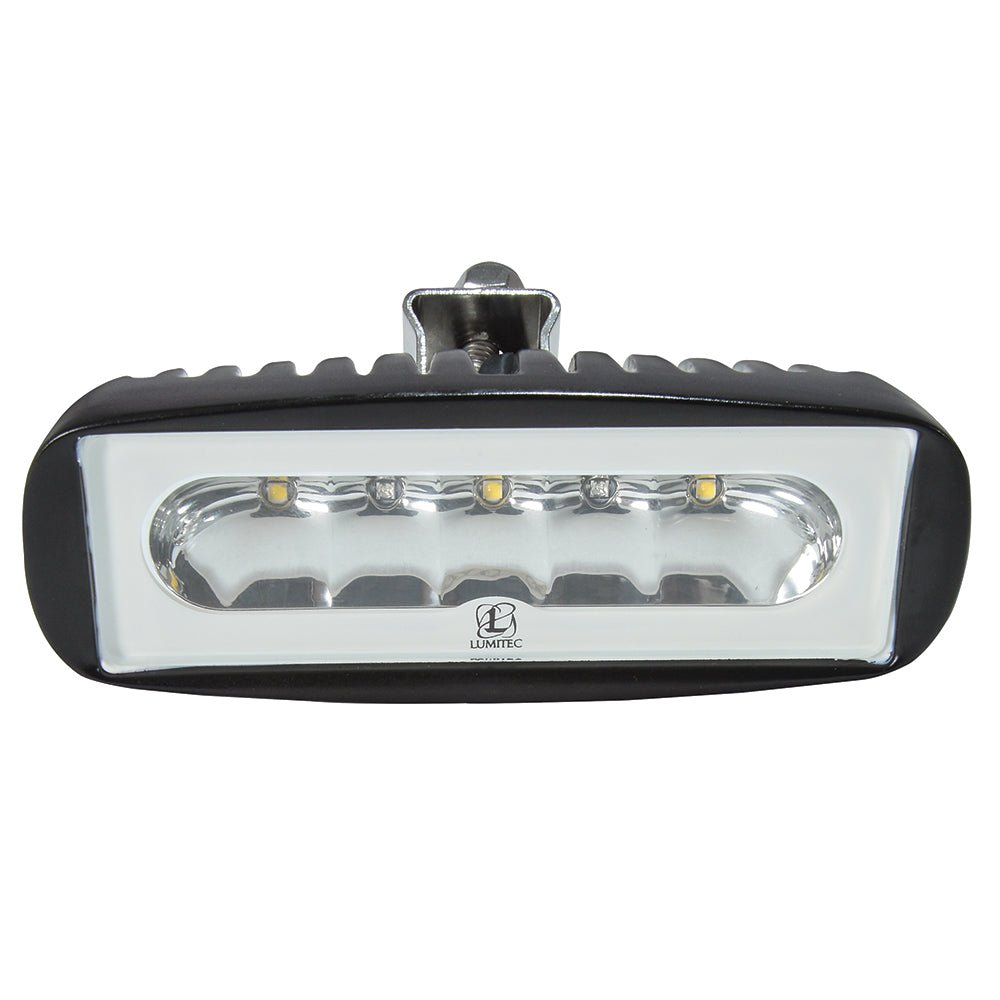 Lumitec Caprera2 - LED Flood Light - Black Finish - 2-Color White/Red Dimming [101218] - Houseboatparts.com