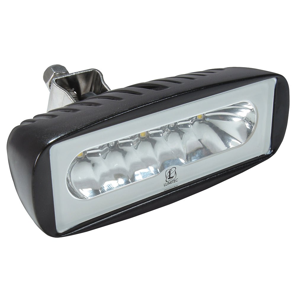 Lumitec Caprera2 - LED Flood Light - Black Finish - 2-Color White/Red Dimming [101218] - Houseboatparts.com