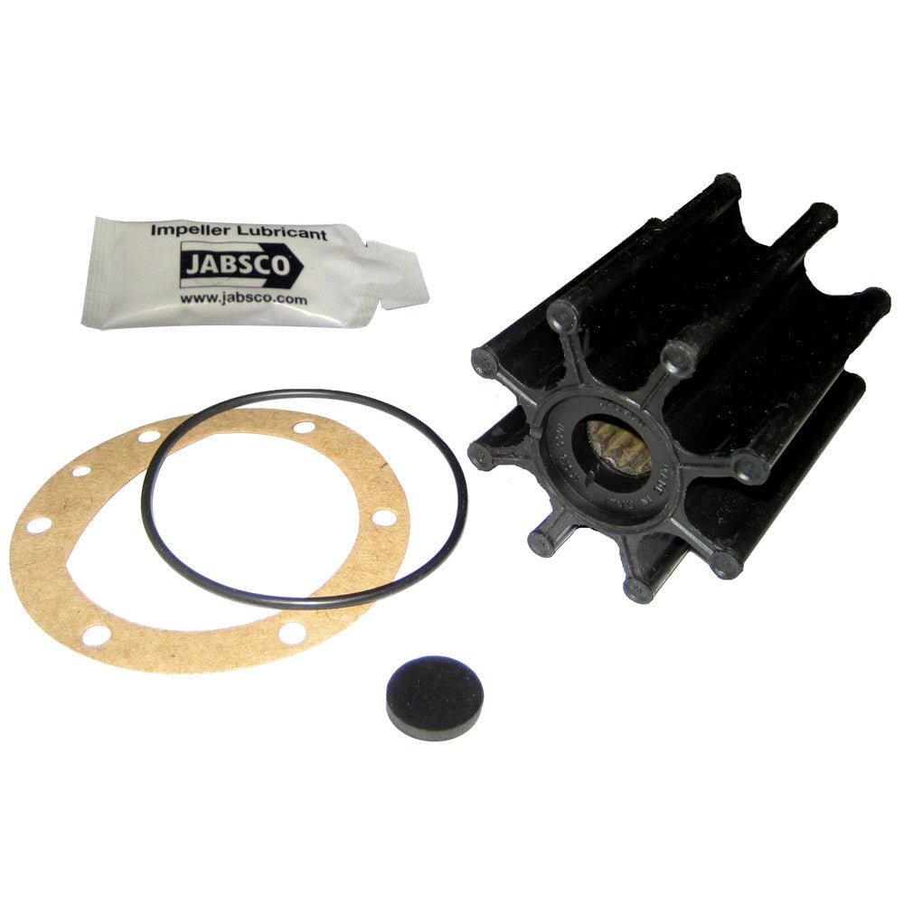 Jabsco Impeller Kit - 8 Blade - Neoprene - 2-9/16" Diameter x 3" W, 5/8" Shaft Diameter [17018-0001-P] - Houseboatparts.com