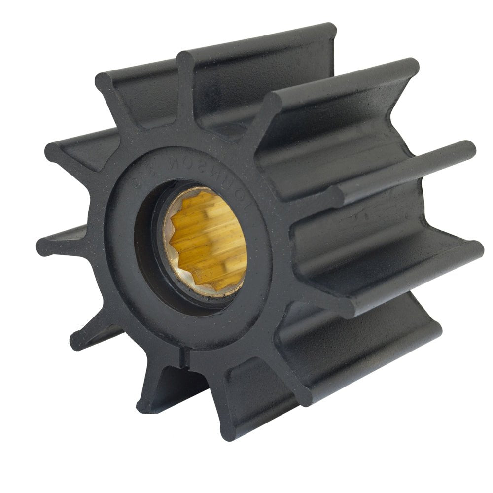 Jabsco Impeller Kit - 12 Blade - Neoprene - 3-" Diameter - Brass Insert - Spline Drive [17935-0001-P] - Houseboatparts.com