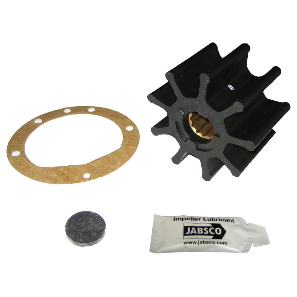 Jabsco Impeller Kit - 9 Blade - Nitrile - 3-3/4" Diameter x 2-1/2" W, 1" Shaft Diameter [836-0003-P] - Houseboatparts.com