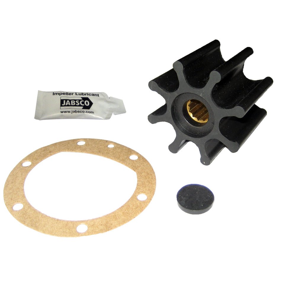 Jabsco Impeller Kit - 8 Blade - Nitrile - 2-9/16" Diameter - Spline Drive [920-0003-P] - Houseboatparts.com