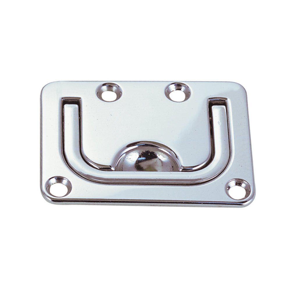 Perko Flush Lifting Handle - Chrome Plated Zinc - 3" x 2-1/4" [1220DP0CHR] - Houseboatparts.com