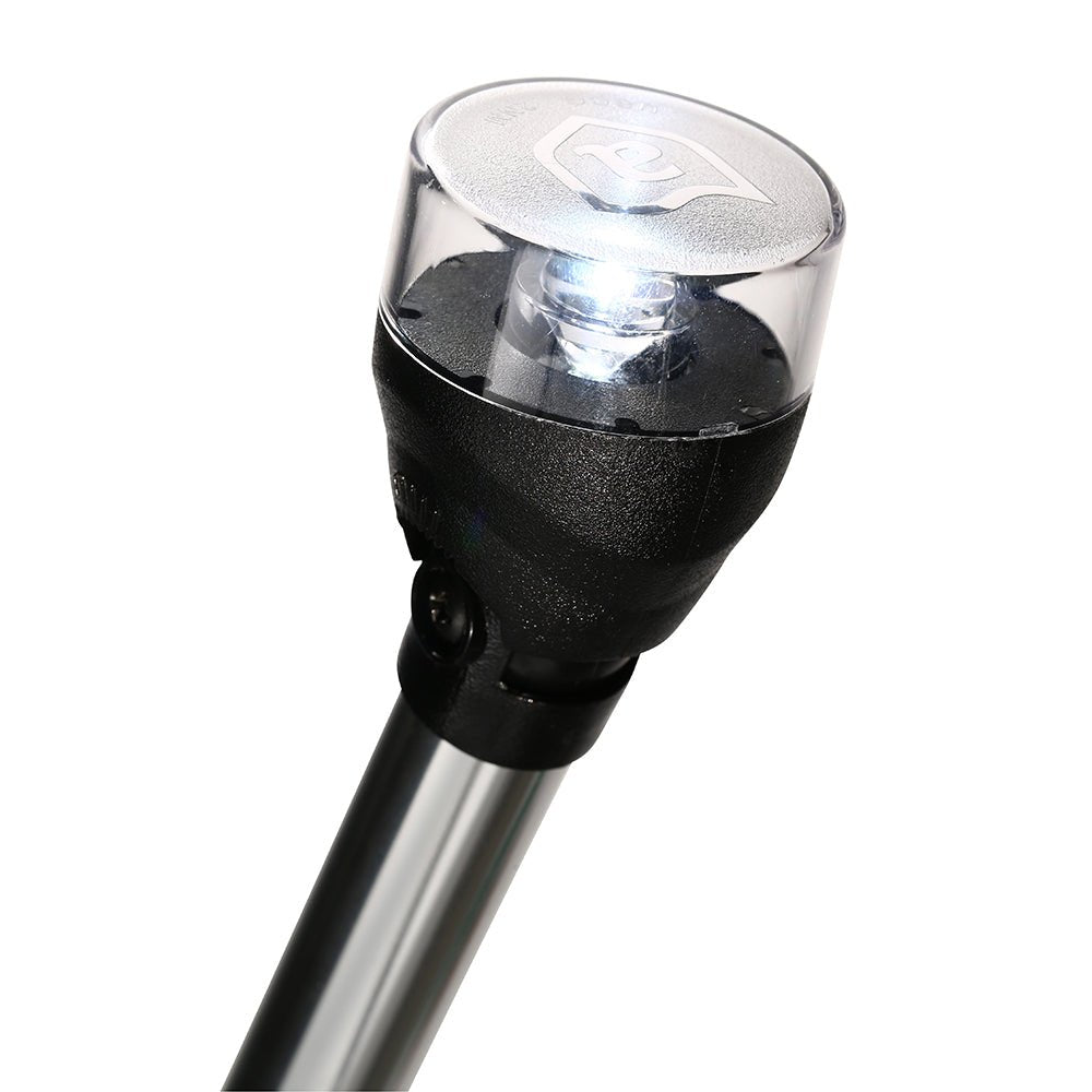 Attwood LED Articulating All Around Light - 24" Pole [5530-24A7] - Houseboatparts.com