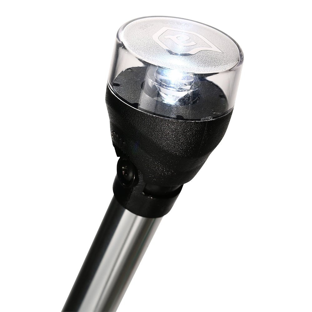 Attwood LED Articulating All Around Light - 36" Pole [5530-36A7] - Houseboatparts.com